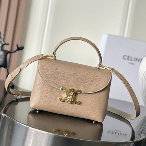 Túi Xách Celine TEEN NINO 118113 Màu Nâu Siêu Cấp Size 20.5 cm