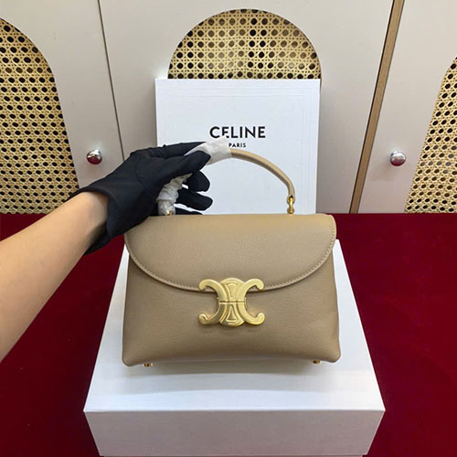 Túi Xách Celine Teen Nino Bag In Supple Grained Calfskin Siêu Vip Size 20.5cm