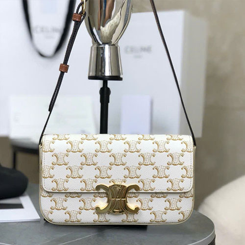 Túi Xách Celine Triomphe Shoulder Bag 194142 Siêu Vip Size 20 cm
