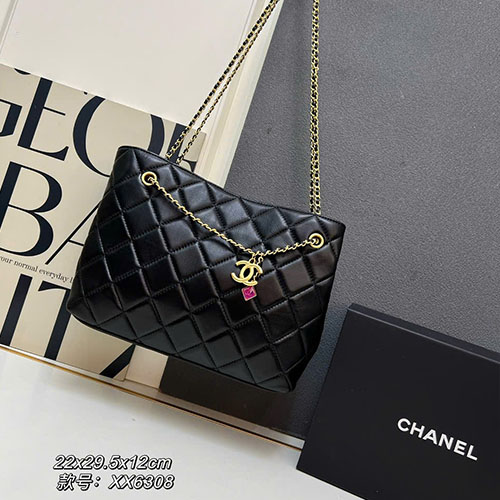 Túi Xách Chanel 2025B Màu Đen Super Size 29.5cm