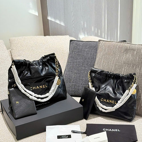 Túi Xách Chanel 22 Bag Màu Đen Full Box Size 38 cm