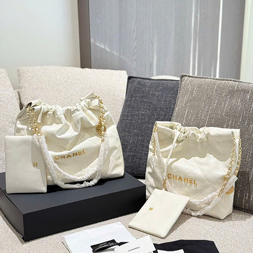Túi Xách Chanel 22 Bag Màu Trắng Full Box Size 38 cm