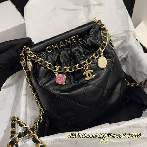 Túi Xách Chanel 23P Gem Pendant Mini Fortune Bag Fullbox Size 18 cm
