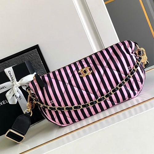 Túi Xách Chanel 24A Thể Thao Chéo Màu Hồng Siêu Cấp