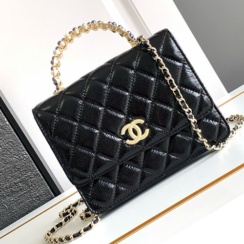 Túi Xách Chanel 24P Woc Màu Đen Siêu Cấp