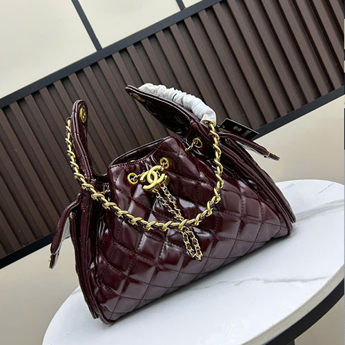 Túi Xách Chanel 25 Bag Màu Đỏ Super Size 30cm