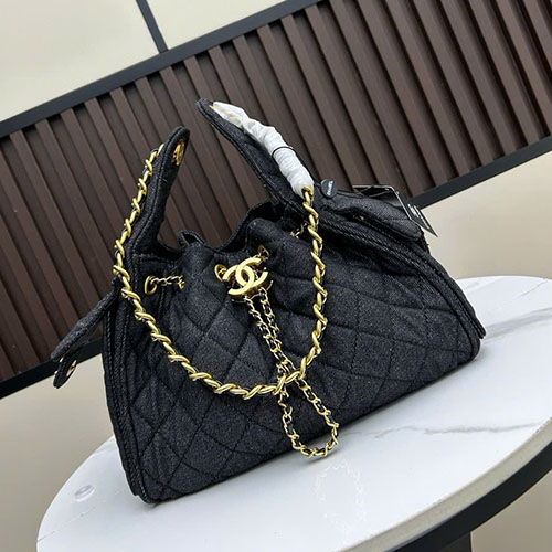Túi Xách Chanel 25 Màu Đen Super Size 30cm