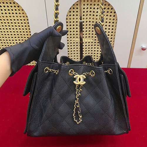 Túi Xách Chanel 25 Small Like Auth Màu Đen Size 30cm