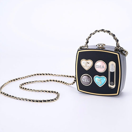 Túi Xách Chanel 25B Dáng Hộp Trang Điểm AS5703 Siêu Vip Size 14cm