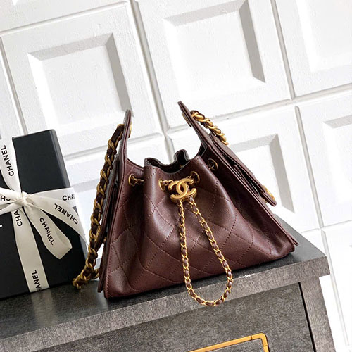 Túi Xách Chanel 25B Mini Hobo Bag Màu Đỏ Siêu Cấp Size Mini