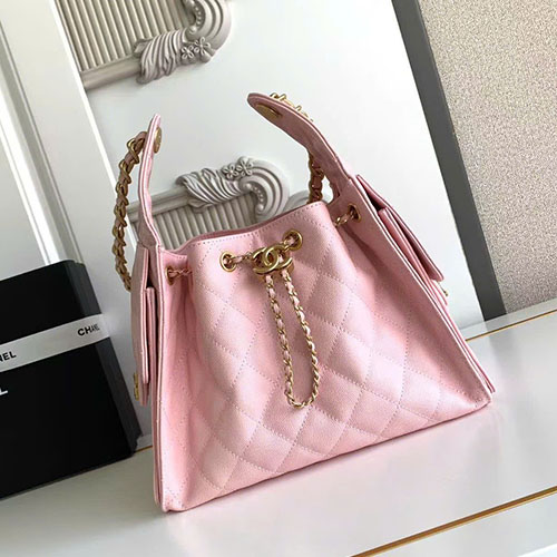 Túi Xách Chanel 25C AS5293 Màu Hồng Siêu Cấp Size 30 cm