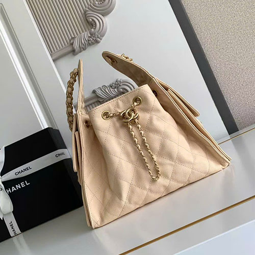 Túi Xách Chanel 25C AS5293 Màu Trắng Kem Siêu Cấp Size 30 cm