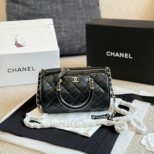 Túi Xách Chanel  25C Early Spring Màu Đen Fullbox Size 20 cm