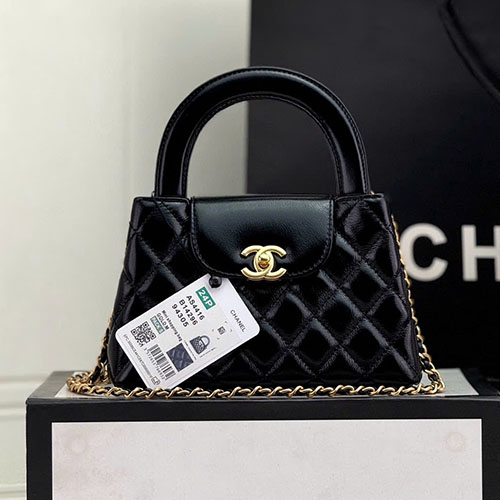 Túi xách Chanel 25C Kelly AS4416 Màu Đen Siêu Cấp Size 19 cm