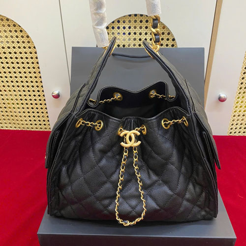 Túi Xách Chanel 25C Màu Đen Da Jean Siêu Vip Size 30 cm