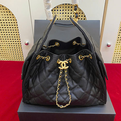 Túi Xách Chanel 25C Màu Đen Siêu Vip Size 30 cm