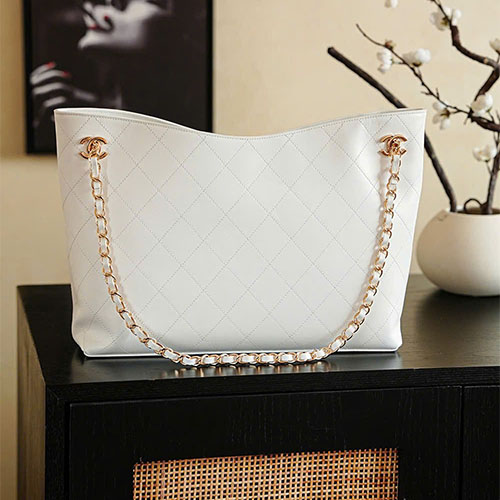 Túi xách Chanel 26C Chain Tote Bag Da Bê Quilted Siêu Cấp