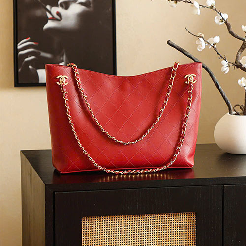 Túi xách Chanel 26C Chain Tote Bag Da Bê Quilted Siêu Cấp