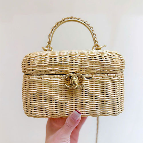 Túi xách Chanel 26C Limited Rattan Vanity Bag Phiên Bản Giới Hạn 26C