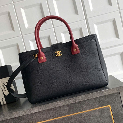 Túi xách Chanel Cerf size nhỏ da vân hạt tay đỏ – VIP