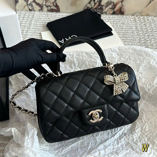Túi xách Chanel CF Handle super full box