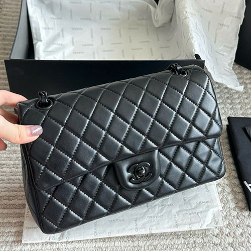 Túi xách Chanel CF Màu Đen Full Box Size 25 cm