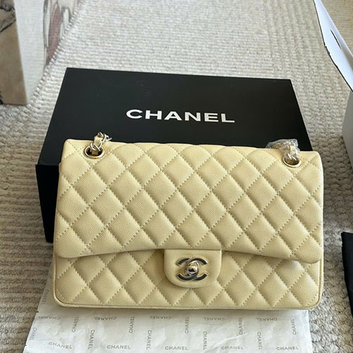 Túi Xách Chanel CF Màu Vàng Full Box Size 23 cm