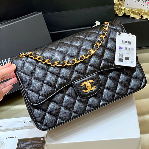 Túi xách Chanel Classic Flap Jumbo 58600 Da Bò Like Auth