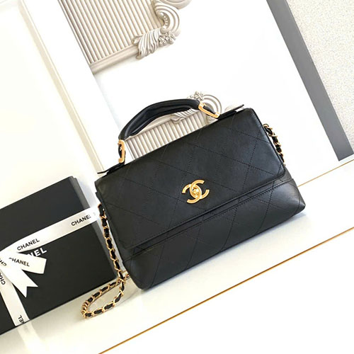 Túi Xách Chanel Hobo 5637 Màu Đen Siêu Cấp Size 29cm
