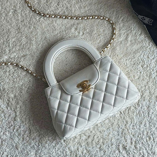 Túi Xách Chanel Kelly 19 AS4416 Màu Trắng Siêu Vip Size 19cm