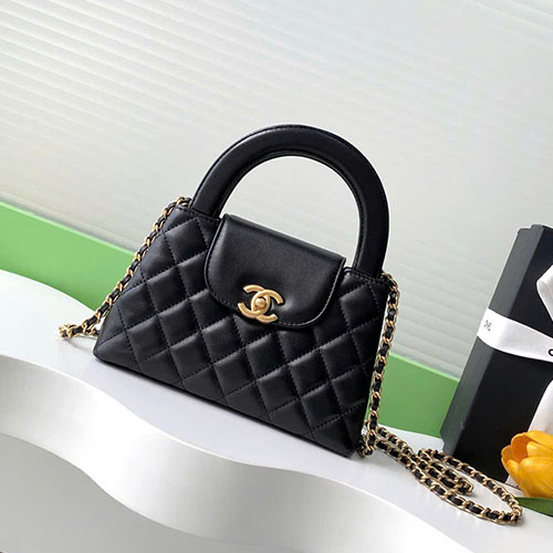 Túi Xách Chanel Kelly Màu Đen Siêu Cấp Size 19cm