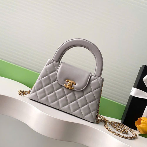 Túi Xách Chanel Kelly Màu Xám Siêu Cấp Size 19cm