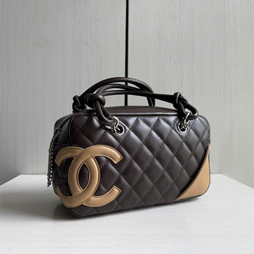 Túi Xách Chanel Like Auth Vintage Mini Boston Bowling