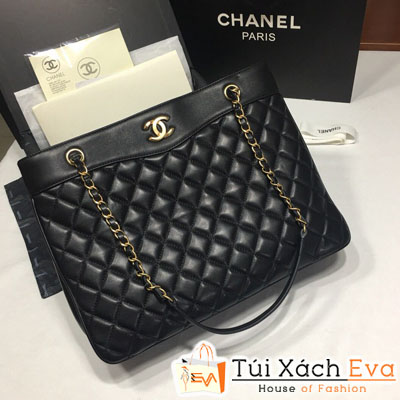 Túi Xách Chanel Logo Siêu Cấp Màu den