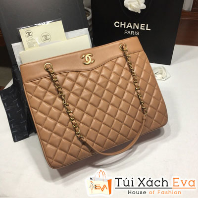 Túi Xách Chanel Logo Siêu Cấp Màu Kem