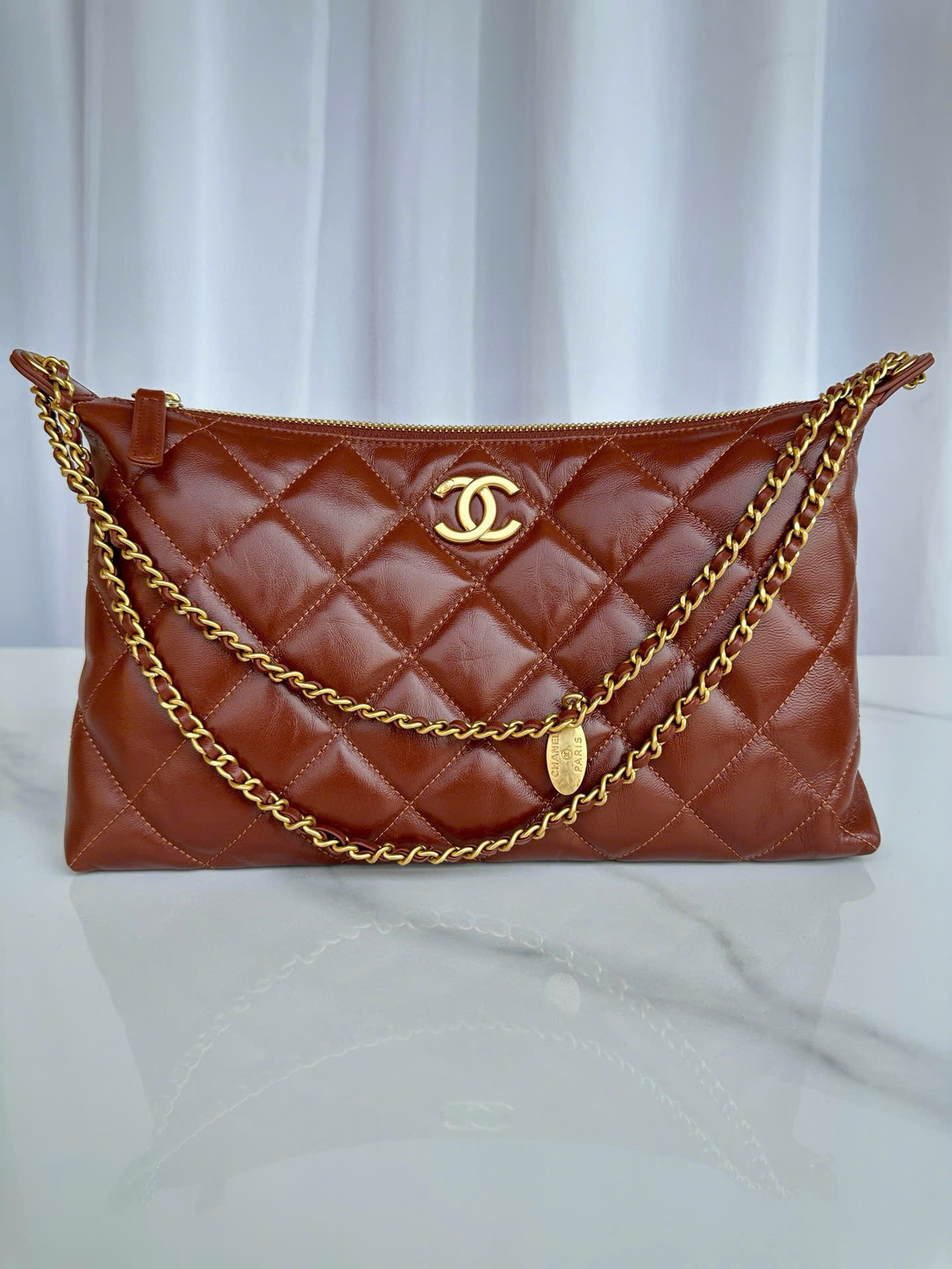 Túi Xách Chanel Màu Đỏ AS5498 Siêu Cấp Size 32 cm