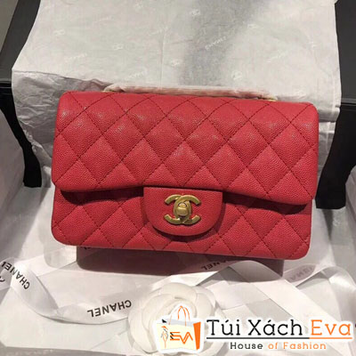 Túi Xách Chanel Maxi Siêu Cấp Màu Đỏ Size 22cm
