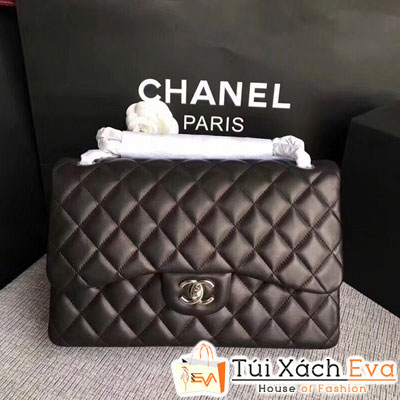 Túi Xách Chanel Maxi Siêu Cấp Ô Trám Màu Đen Đẹp