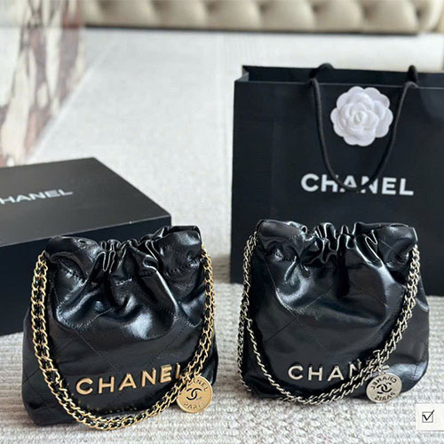 Túi Xách Chanel Mini 22 Bag Màu Đen Fullbox Size 20 cm