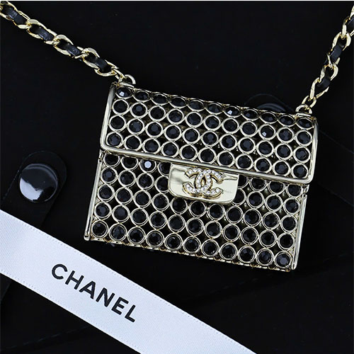 Túi xách Chanel Mini Đính Đá Full Kim Loại Siêu Cấp Đeo Chéo