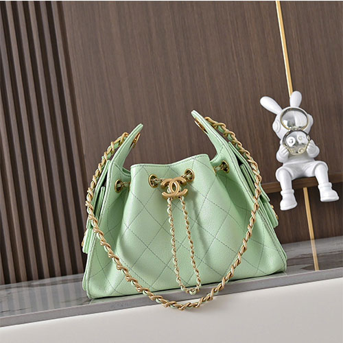 Túi xách Chanel Multi Pocket Hobo Bag – AS5631 / AS5293 – Siêu cấp - xanh lá