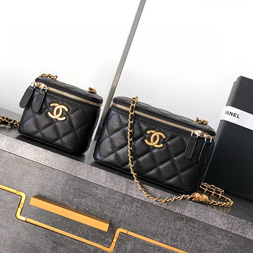 Túi Xách Chanel OHANEL 25C Màu Đen Siêu Cấp Size 11 cm