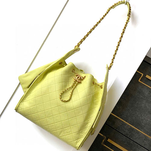 Túi xách Chanel OHANEL 25S Màu Vàng Siêu Cấp Size 40 cm