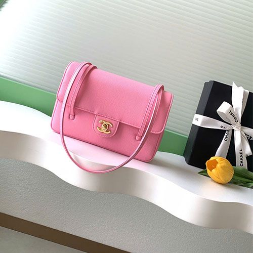 Túi xách Chanel Preppy Coco Mini Caviar – AP6130 – VIP - màu hồng