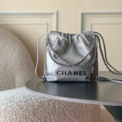 Túi xách chanel siêu cấp 22cc 22 bag 3980 màu bạc
