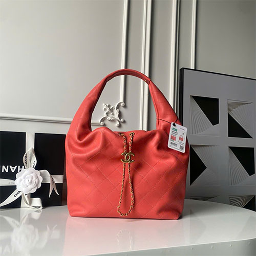 Túi xách Chanel siêu cấp 26C hobo AS5967 - màu cam