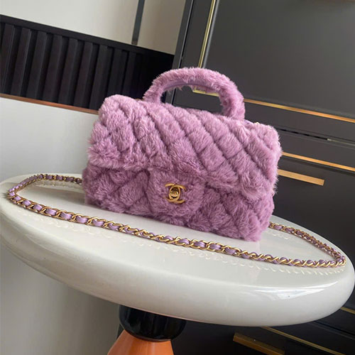 Túi xách Chanel siêu cấp Mini CF Handle 2025 AS2431