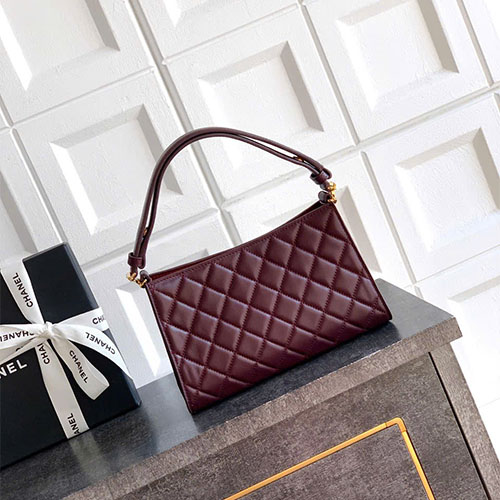 Túi Xách Chanel Siêu Vip 26X Christmas Limited Edition Shoulder Bag - đỏ rượu