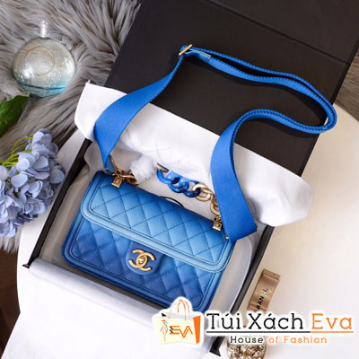 Túi Xách Chanel Sunset On The Sea Bag Siêu Cấp Màu Xanh Dương AS0062