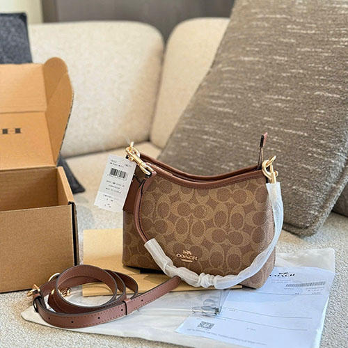 Túi xách Coach Mini Wanderer Bag Màu Nâu Full Box Size 19 cm
